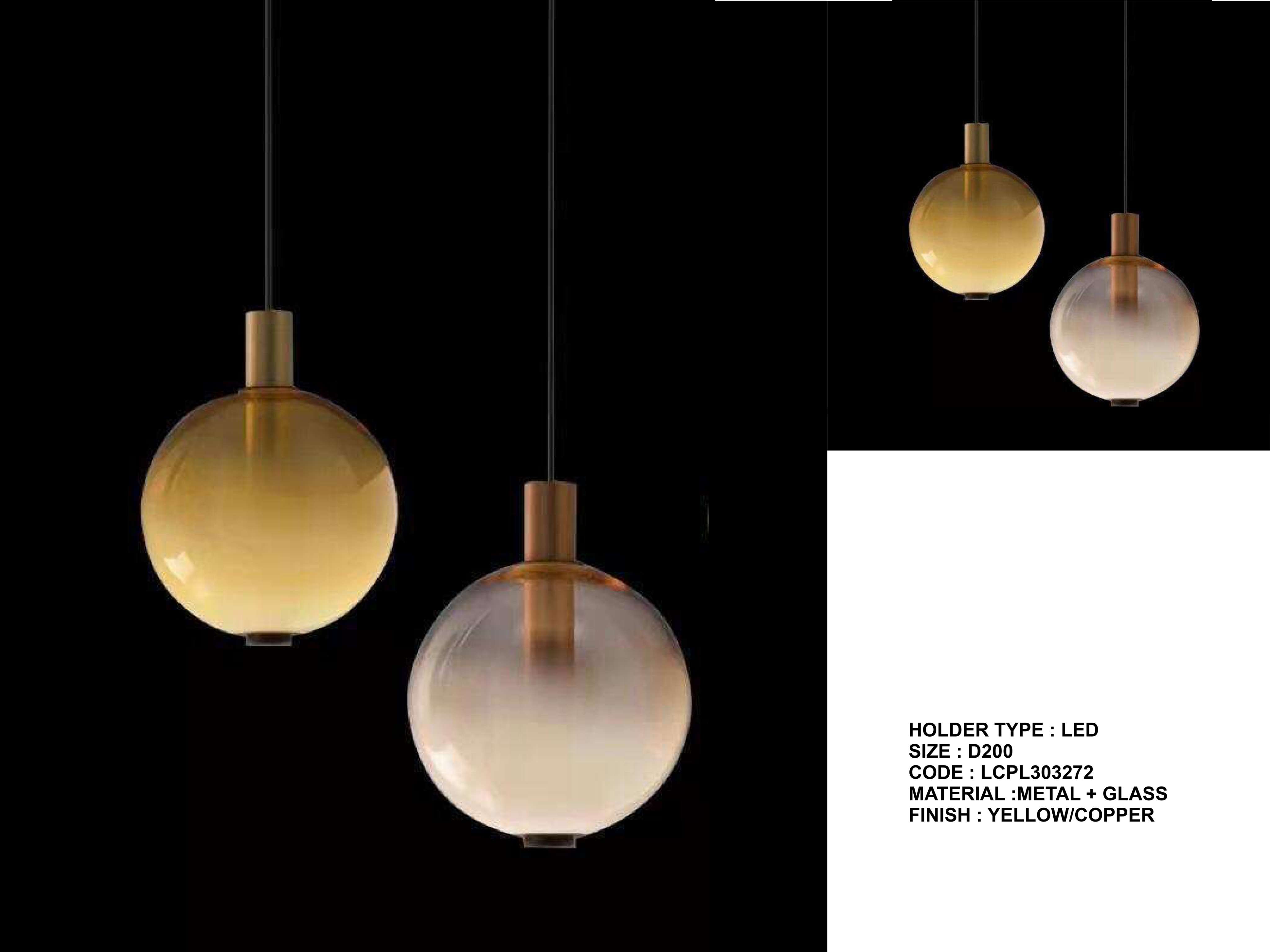 Beyond Lights - Glass Globe Pendant- LCHL